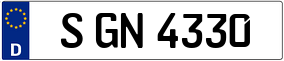 Truck License Plate